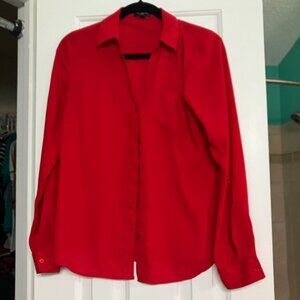 Class Button Up Oversized Shirt- The Limited Ashton Shirt in Small